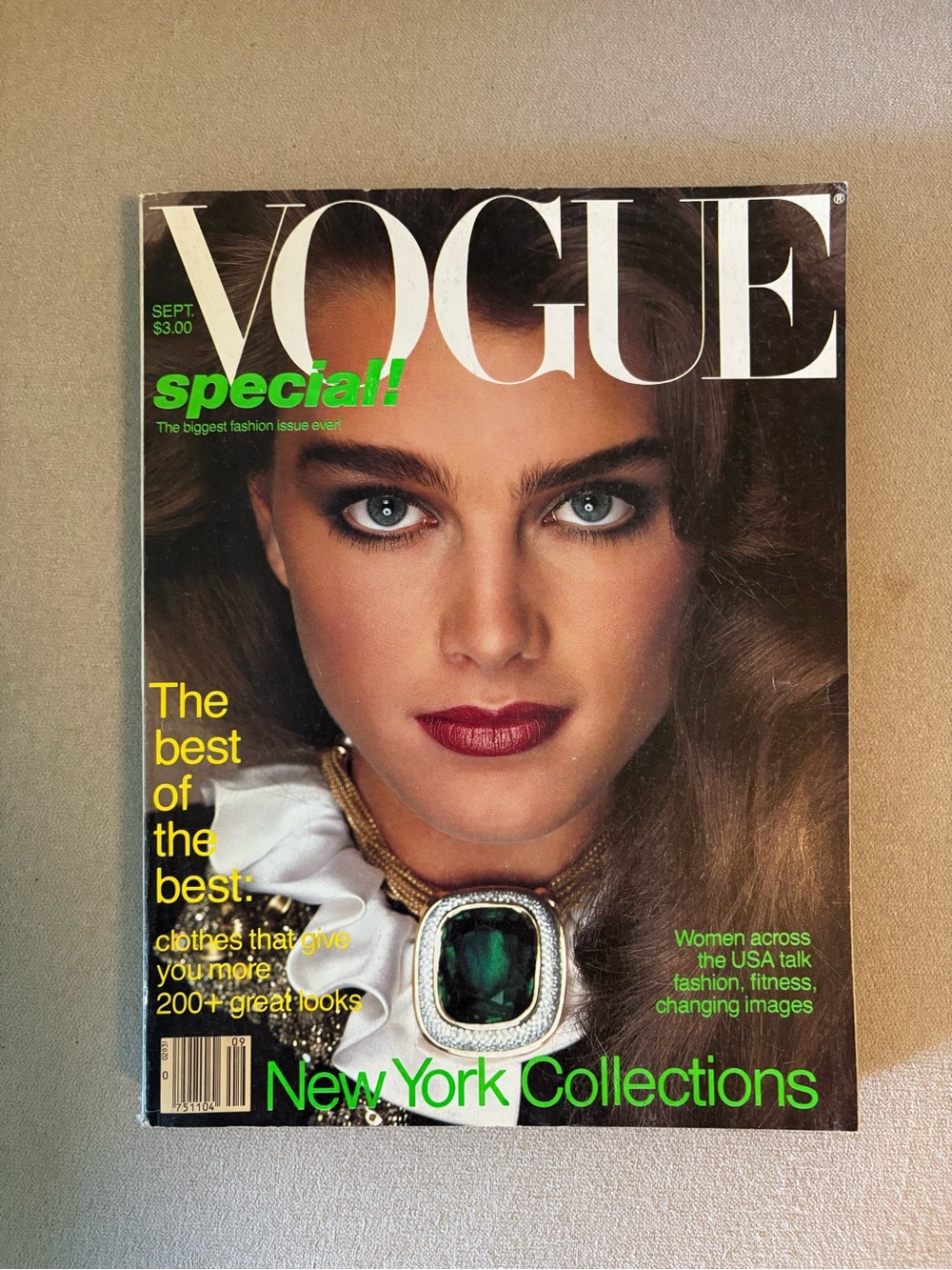 Vogue Magazine Special Issue featuring Brooke Shields September 1981